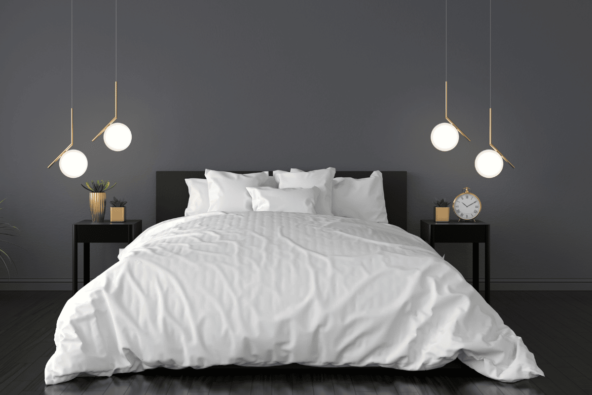 estilos de luminária para quarto
