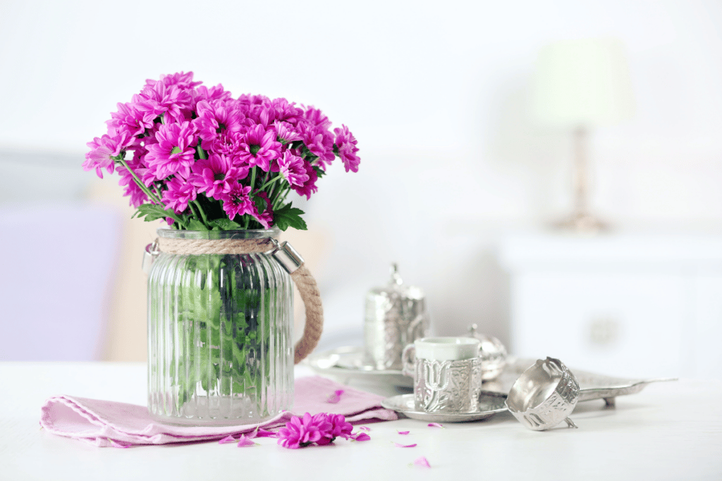 flores artificiais ou naturais