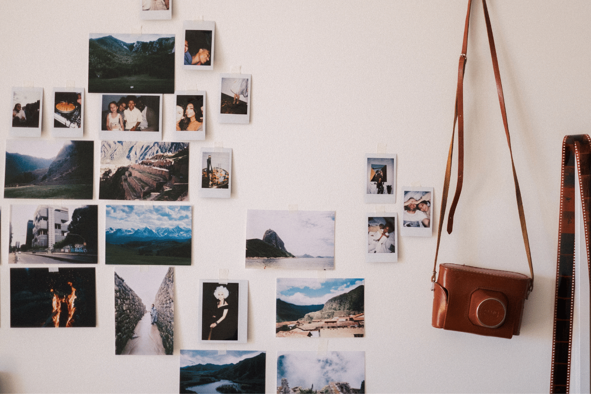mural de fotos