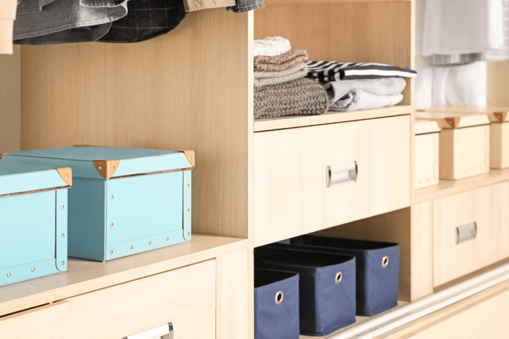 organização criativa e bonita em casa