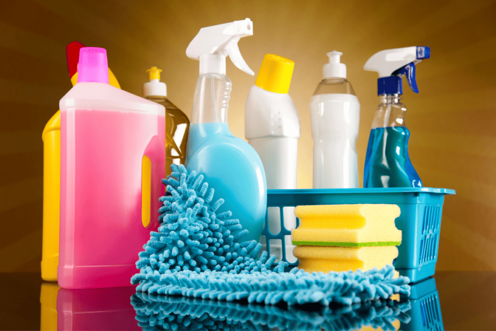 produtos caseiros de limpeza