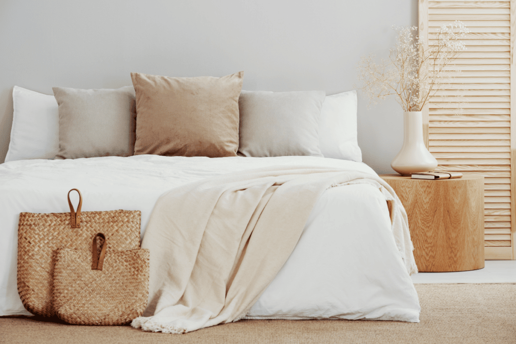 tipos de colchas para cama de casal