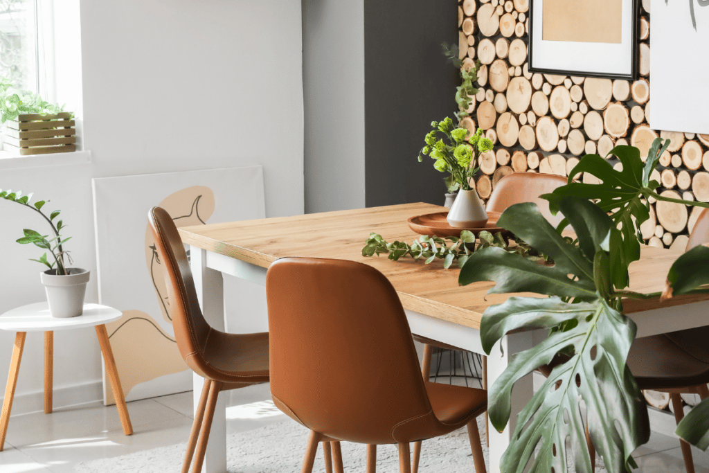 Decoração marrom