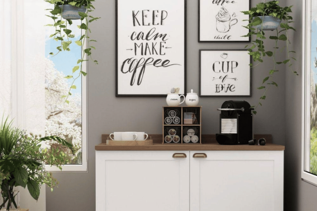 Espaço para café em casa