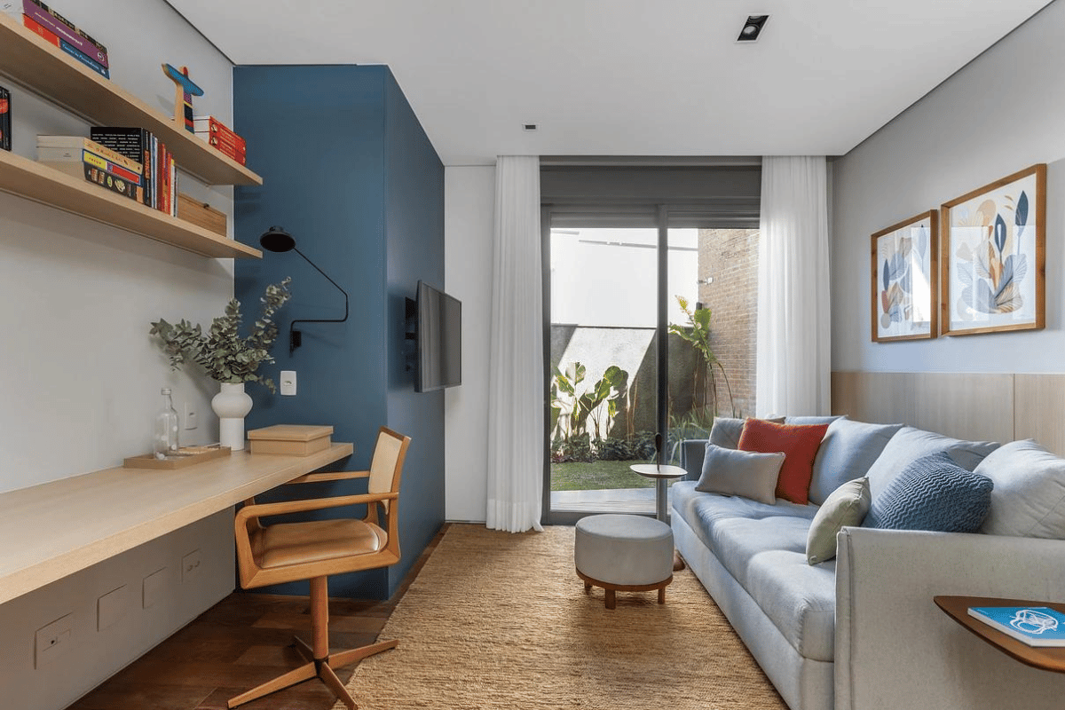 home office bem decorado