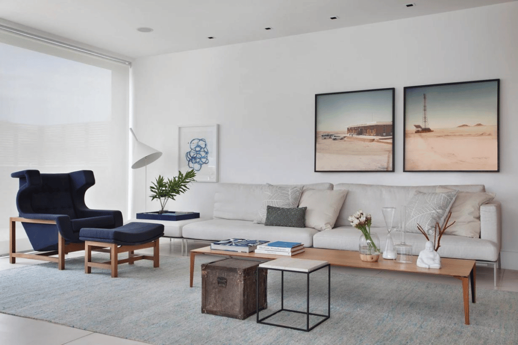 Inspiração de quadros para a sala