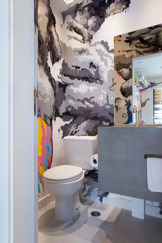 espaços de casa decorados com grafite