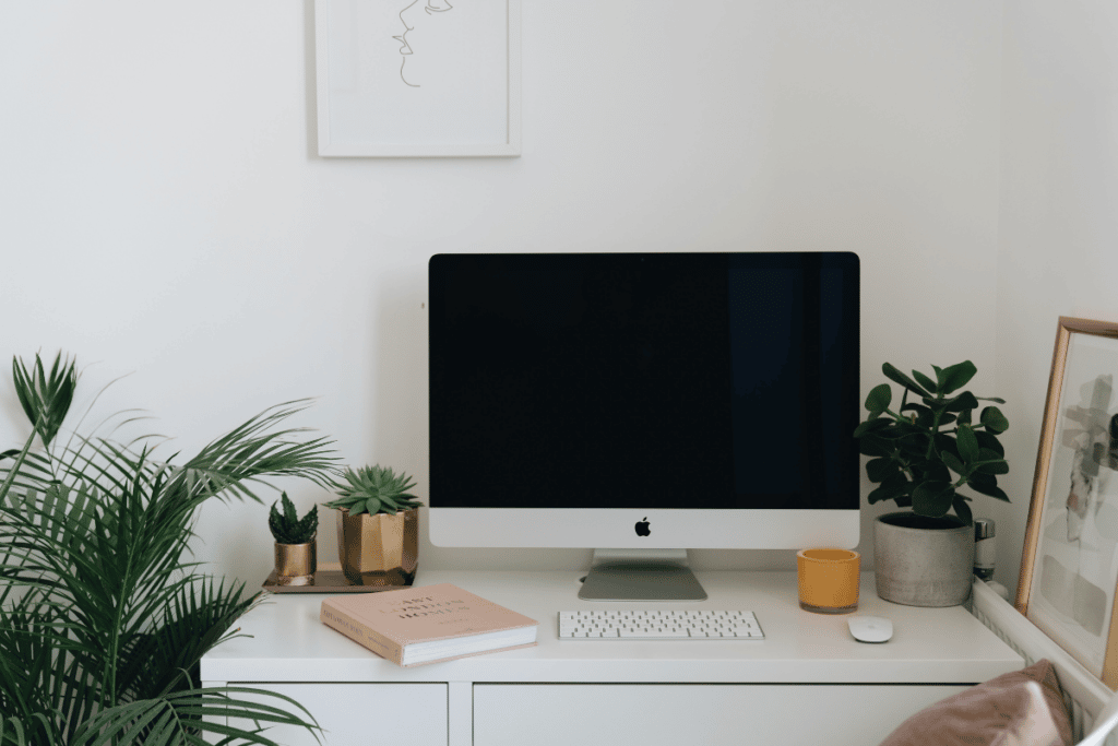 como organizar mesa de trabalho