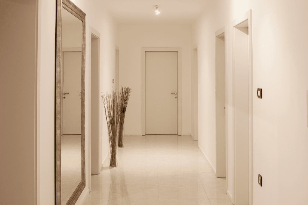 decoração para corredor grande