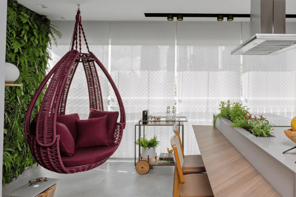 espaço verde no seu apartamento