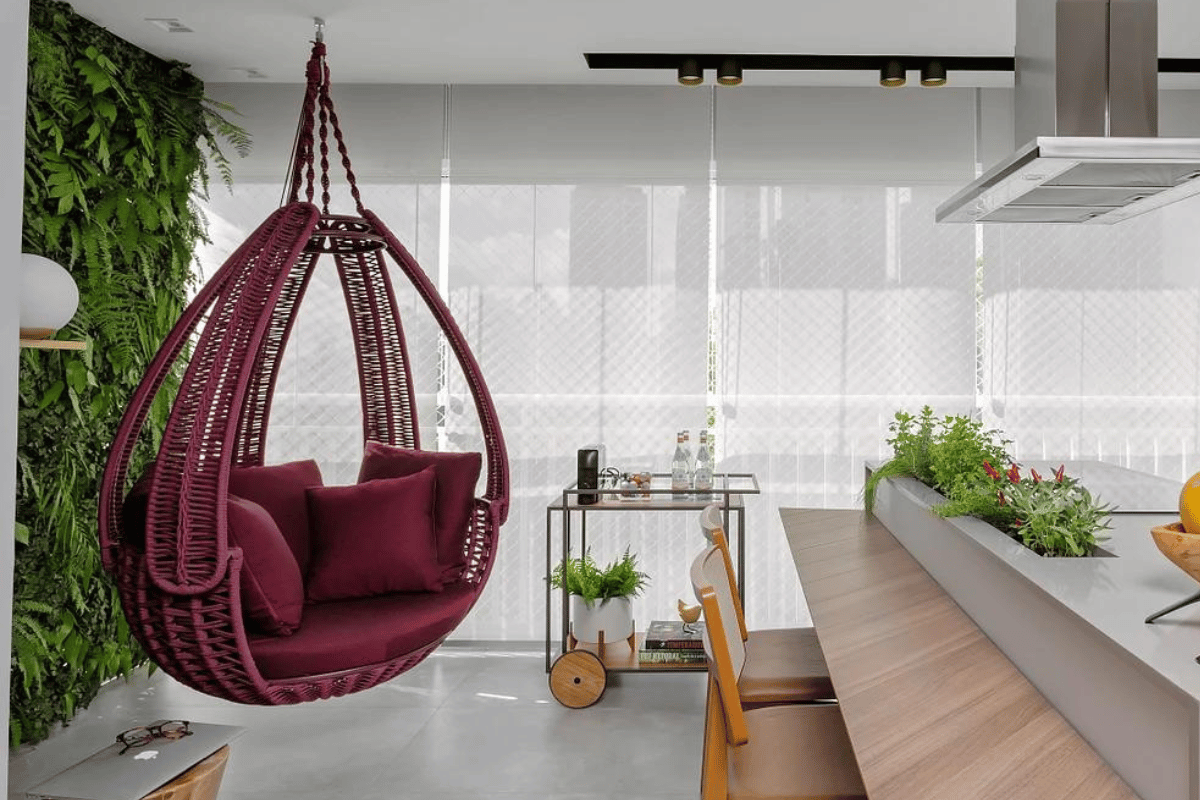 espaço verde no seu apartamento