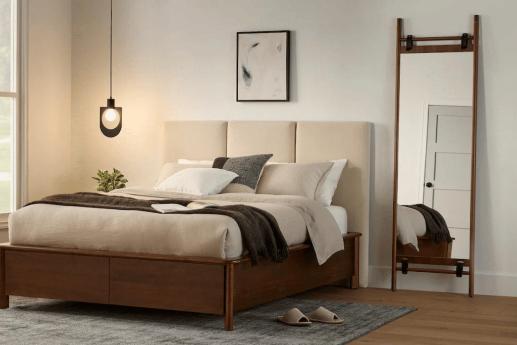 espelho para decorar o quarto com elegância