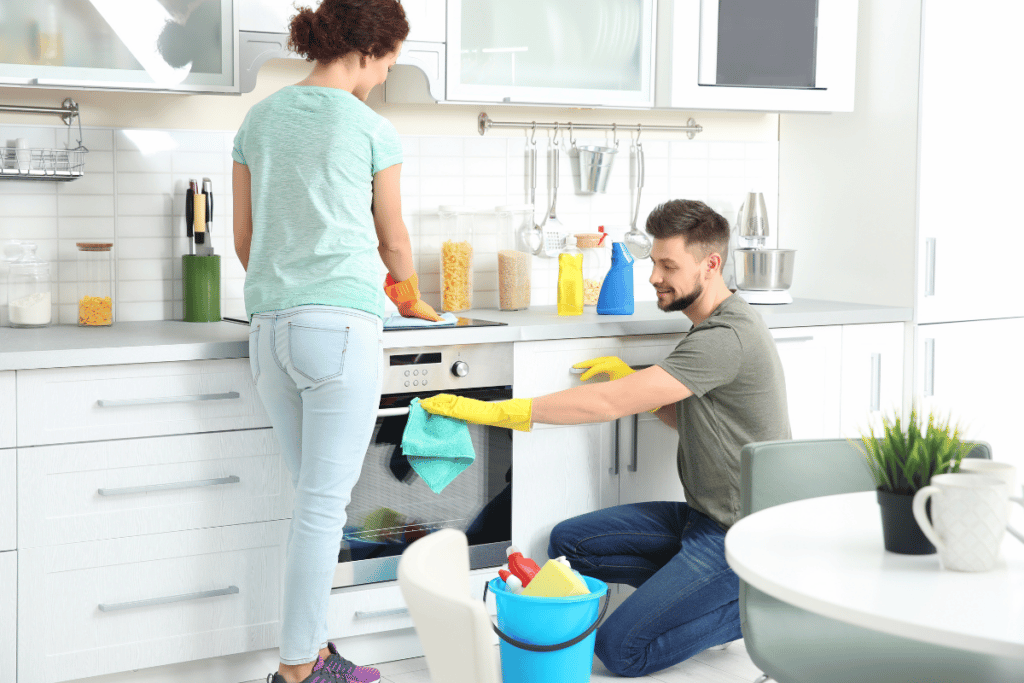 ideias para uma boa limpeza da cozinha