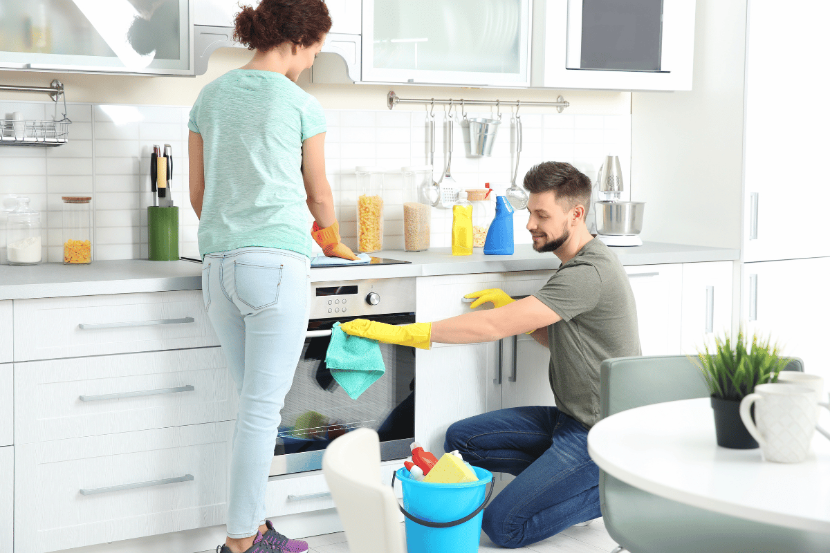 ideias para uma boa limpeza da cozinha
