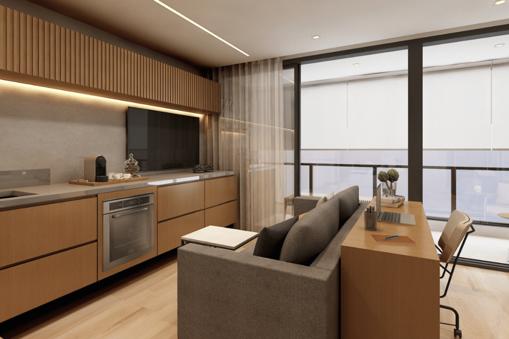 sala para apartamento pequeno