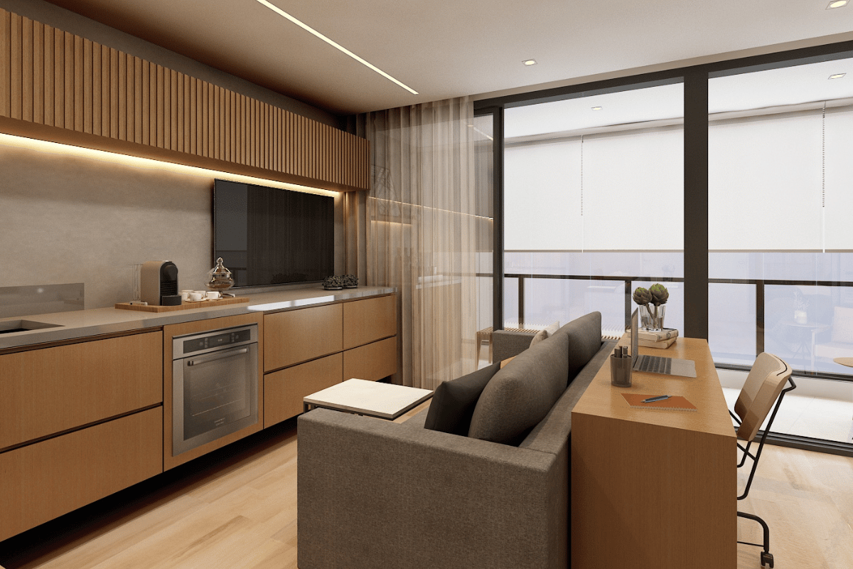 sala para apartamento pequeno
