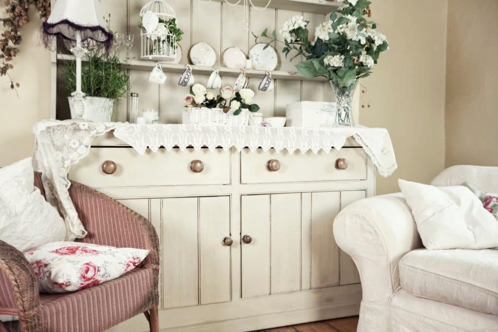 Decoração no estilo Shabby Chic