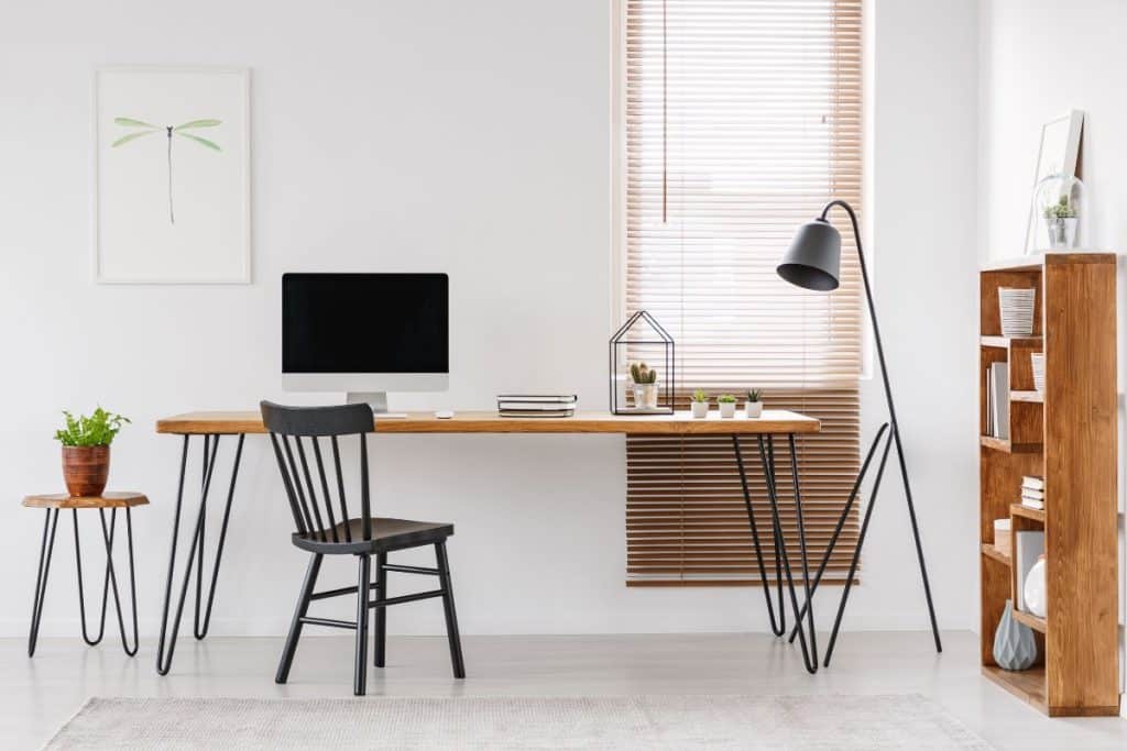decoração barata para home office
