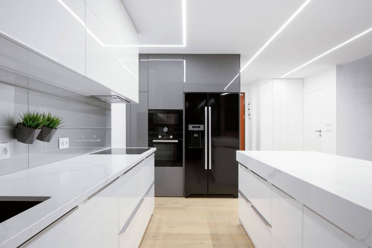 decoração com fita de led