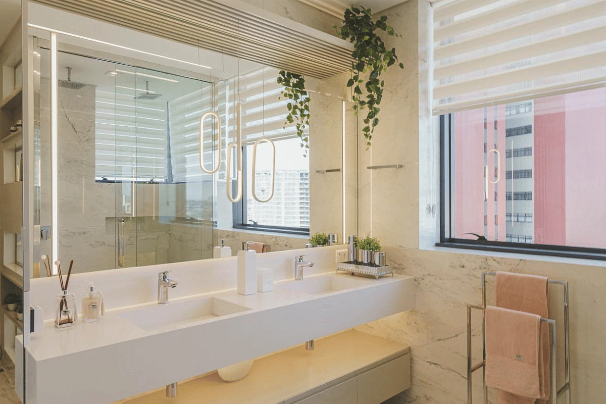 decoração diferenciada para banheiro