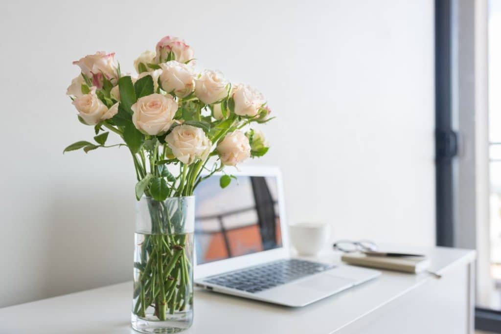 decorar o lar com rosas