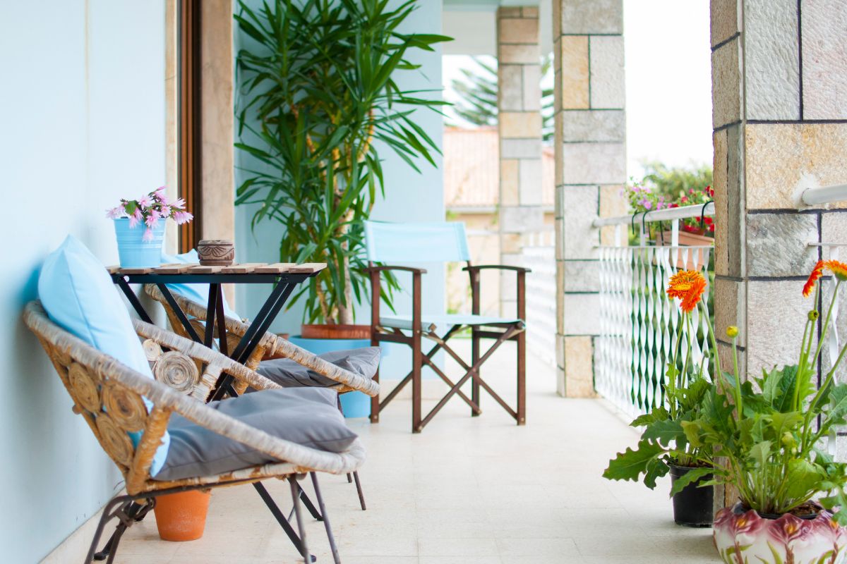 ideias para decorar a área externa