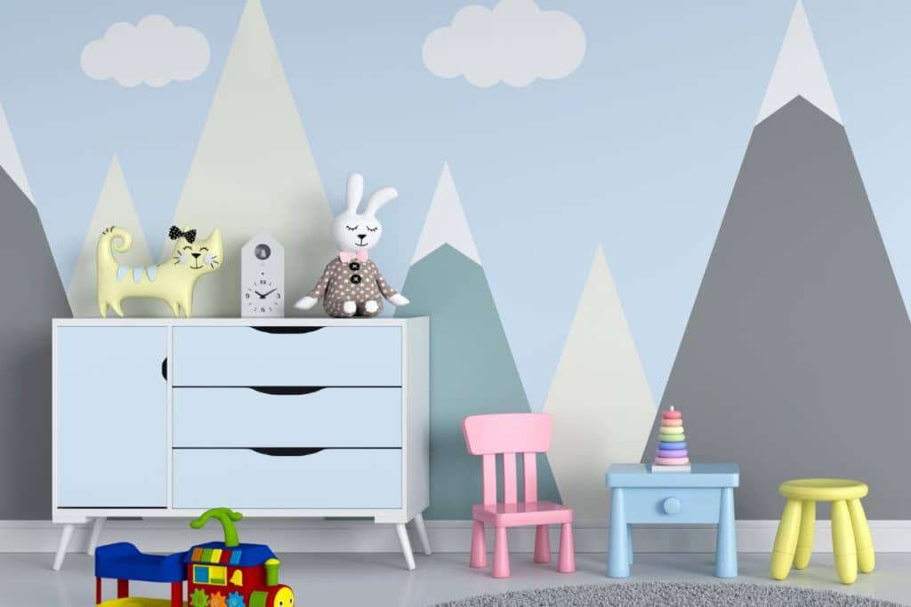 papel de parede para quarto infantil