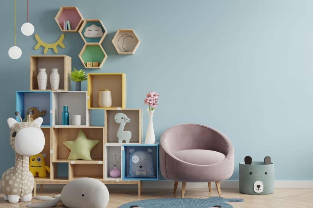organização para quarto infantil