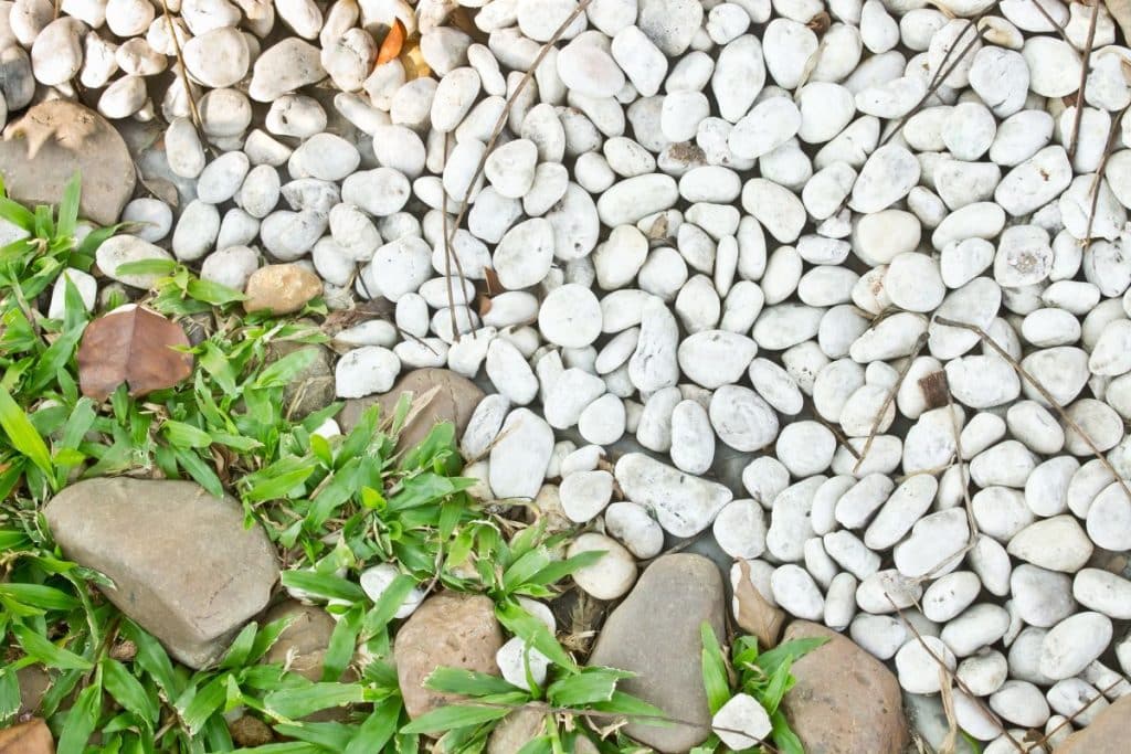 pedra branca para jardim
