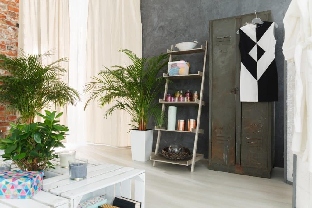 decoração com móveis e objetos reciclados