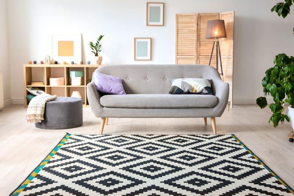decoração com tapetes