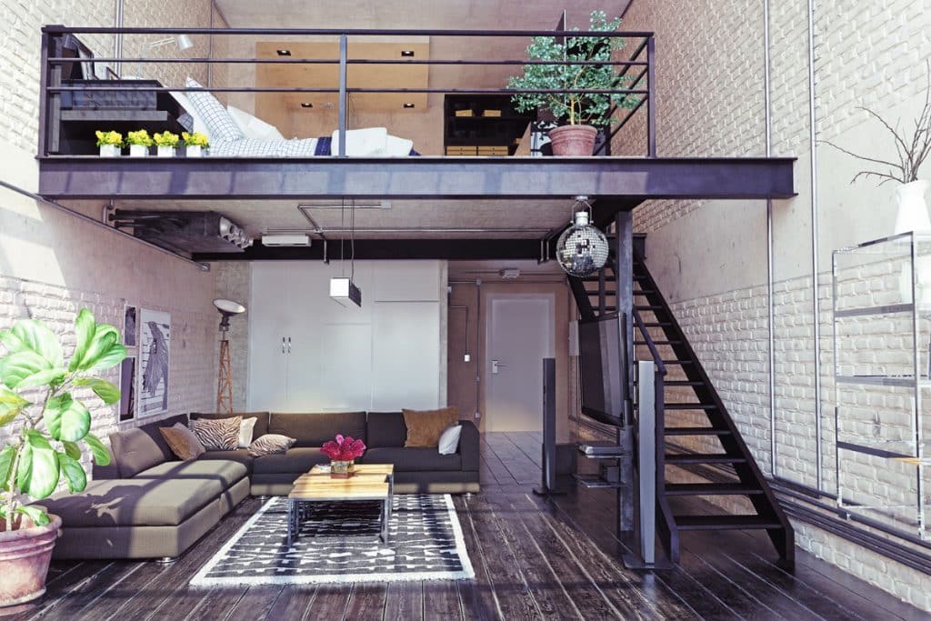 Loft urbano com estilo industrial