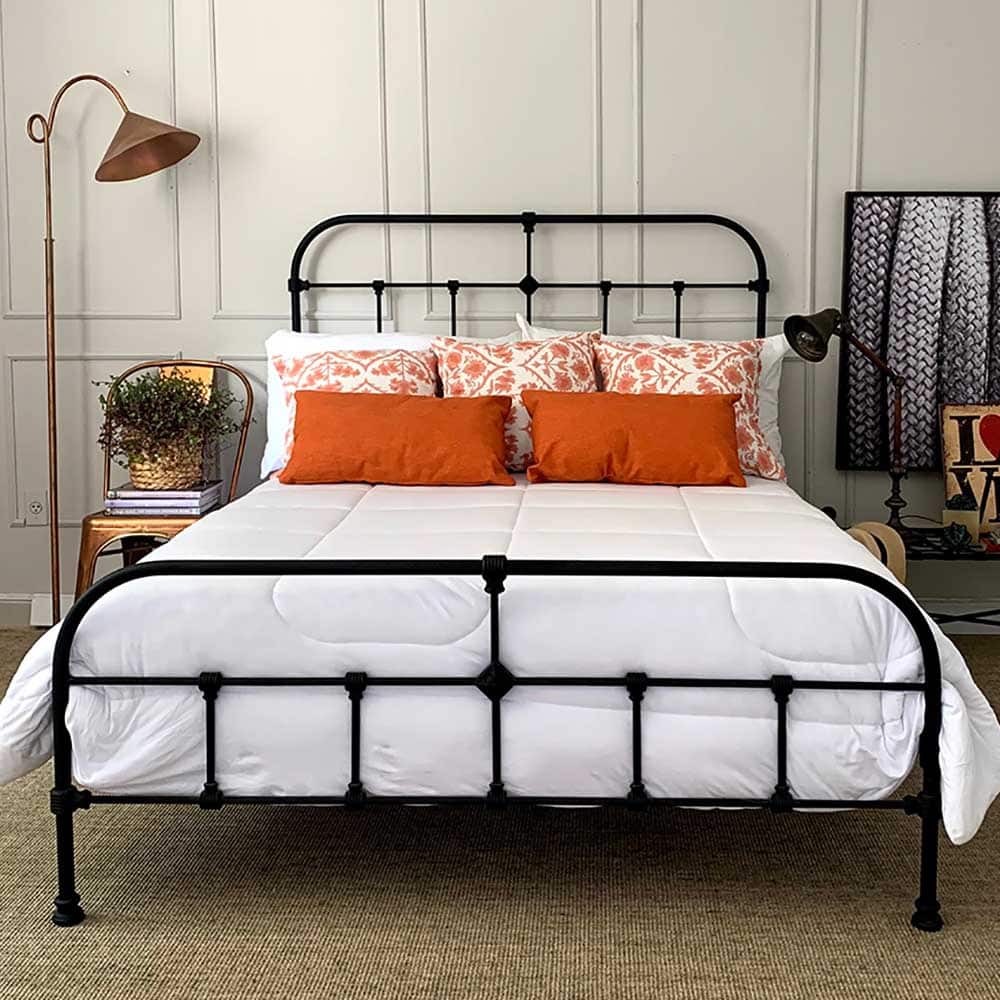 quarto de casal decorado com estilo
