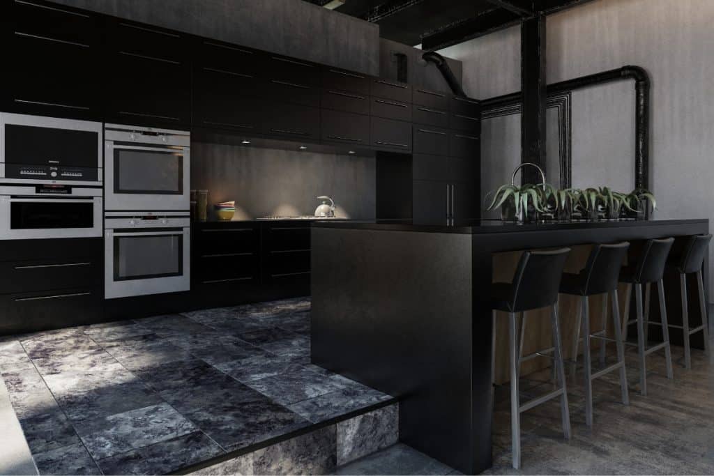 cozinha no estilo all black