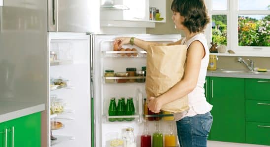 organização de geladeira