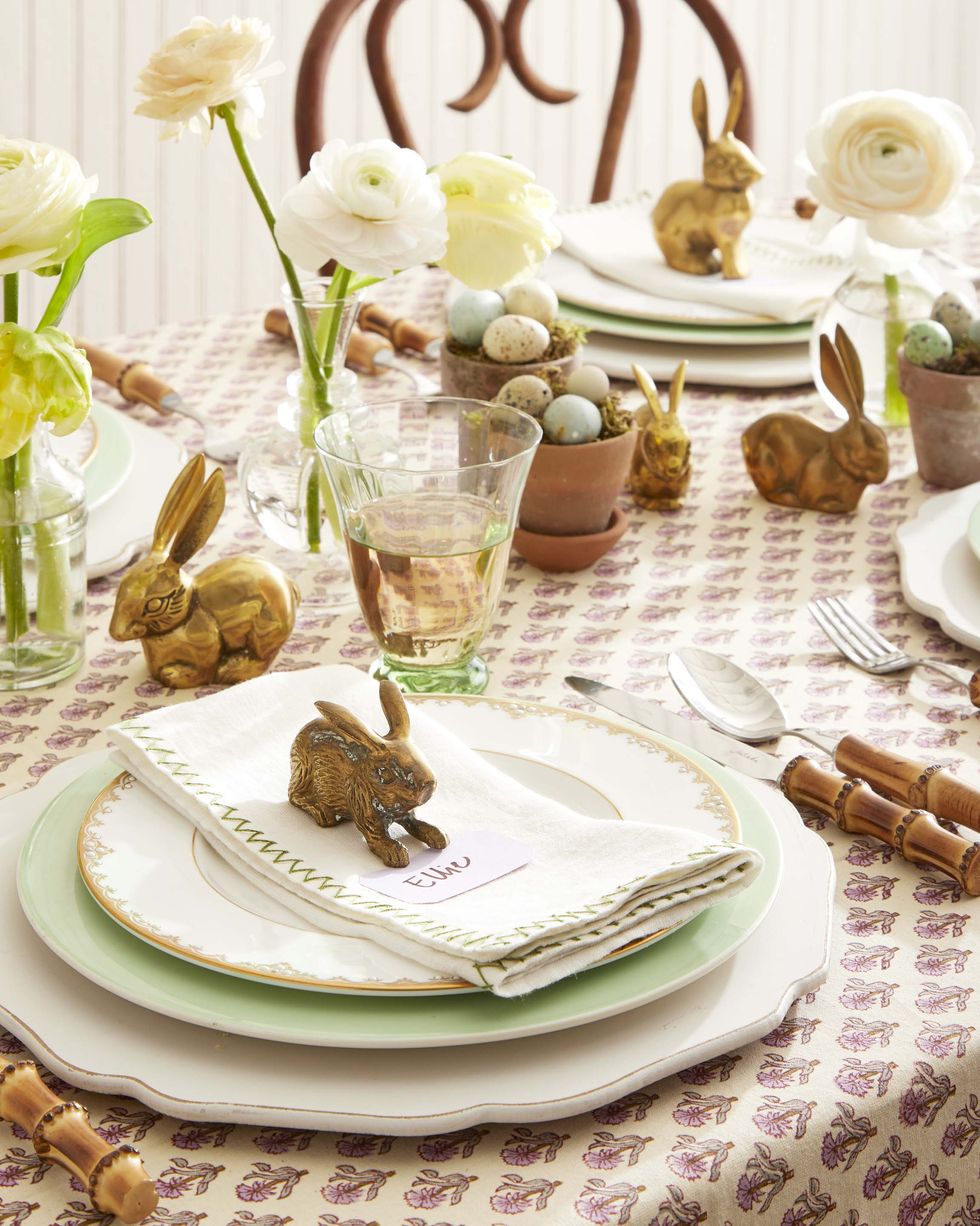 decoração de páscoa para mesa