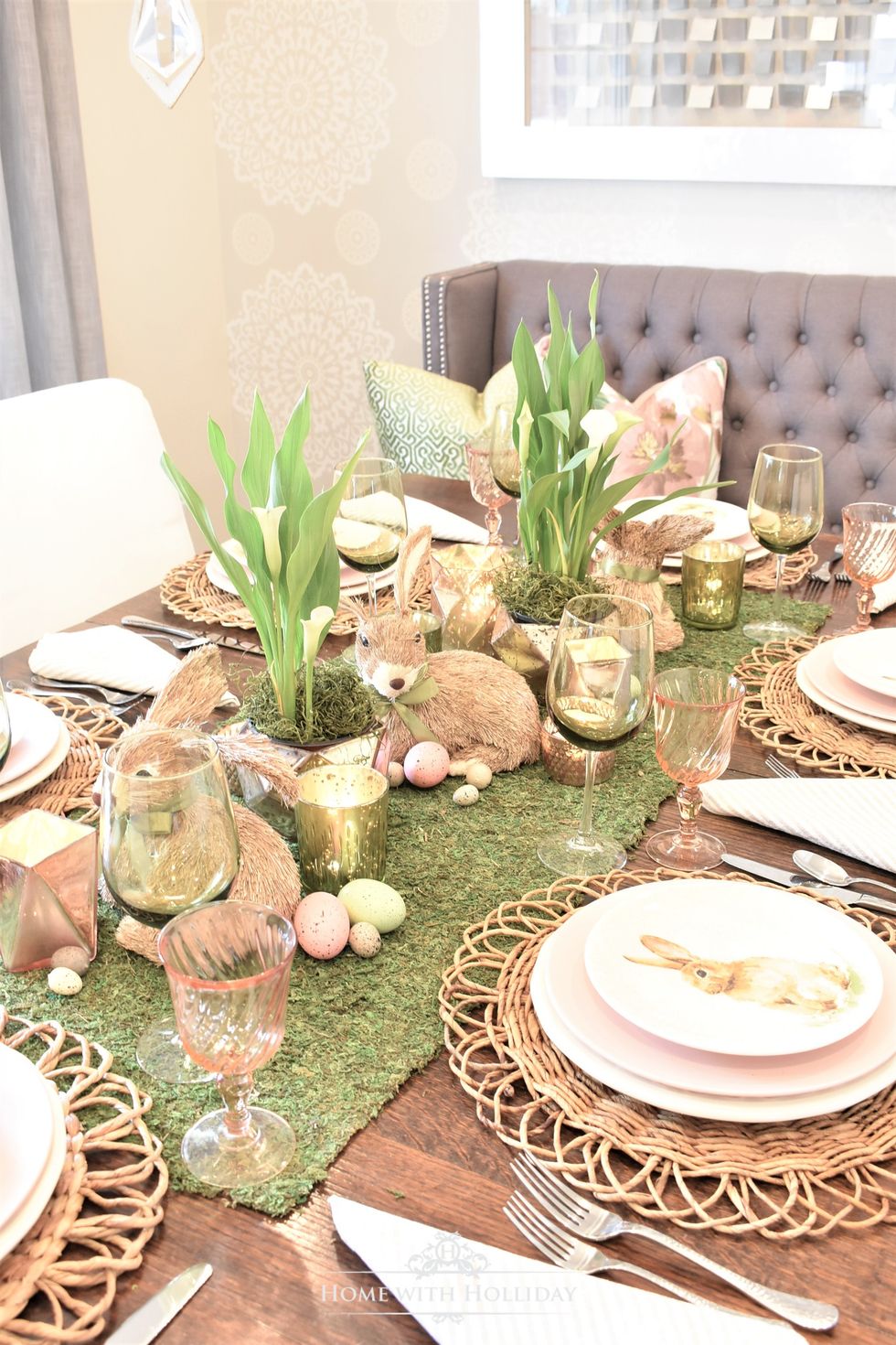 decoração de páscoa para mesa
