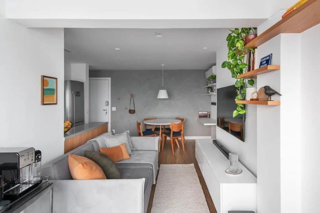 como decorar uma sala pequena de apartamento