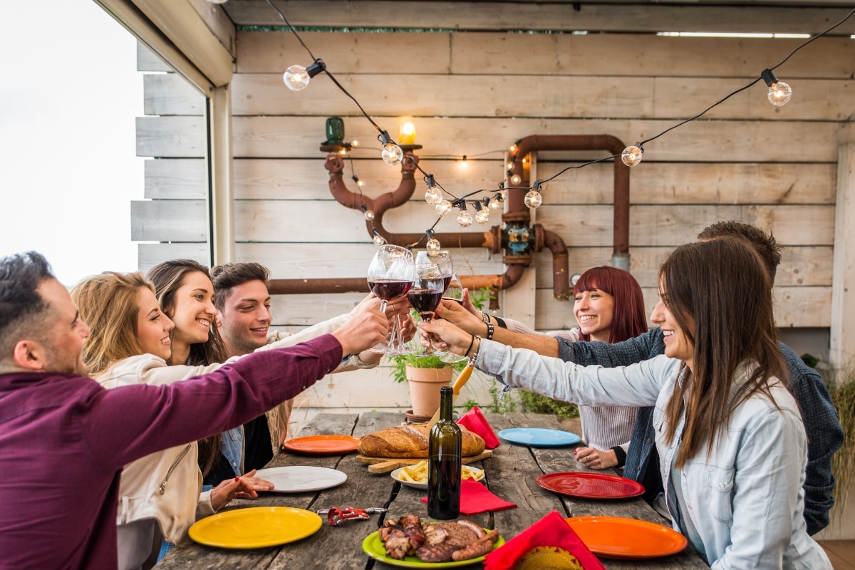 como planejar um almoço em casa