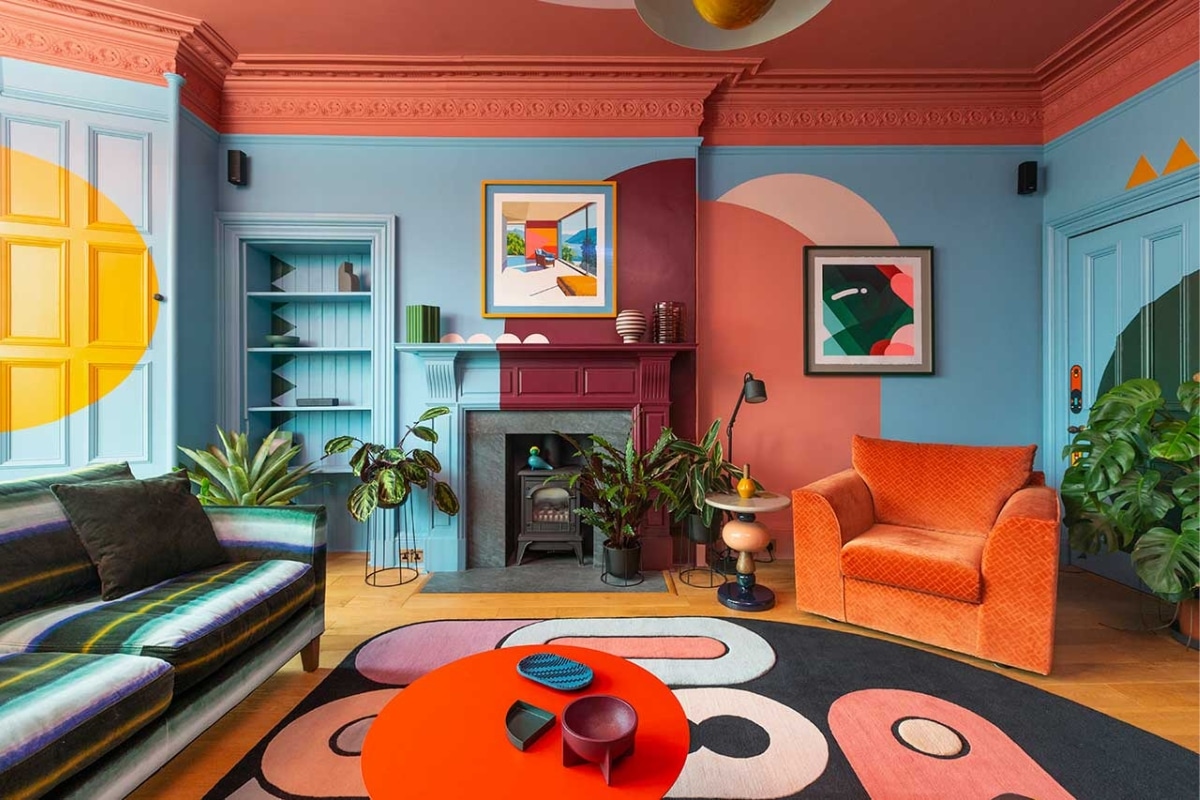 decoração colorida para apartamento