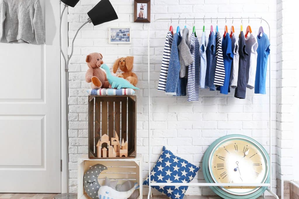 Organização de quarto infantil pequeno