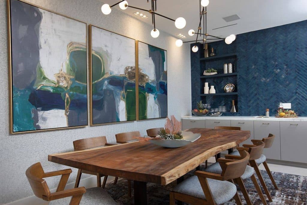 Quadros decorativos para sala de jantar