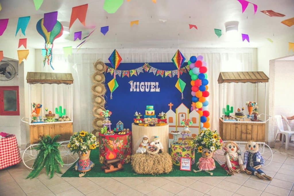 aniversário junino masculino