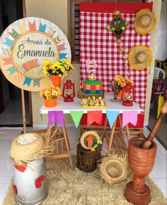 como decorar aniversario de festa junina