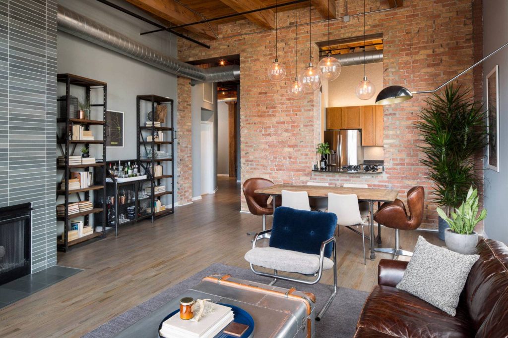 como decorar sala industrial