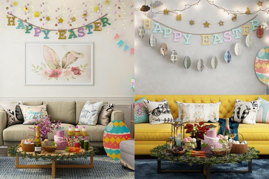 como fazer decoração de Páscoa em casa