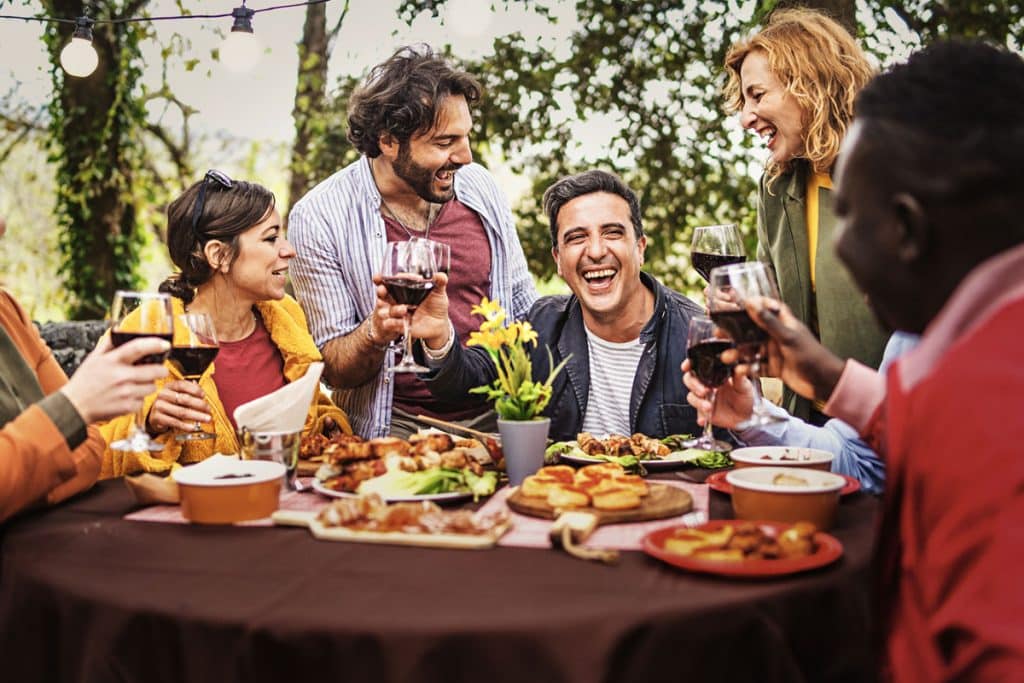 como planejar um almoço em casa
