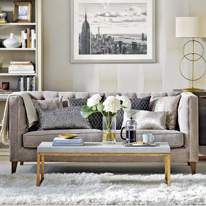 decoracao elegante para a sala