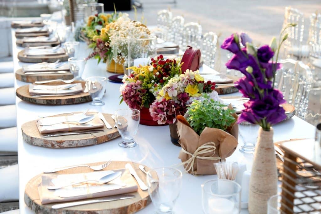 decoracao para mesa de casamento