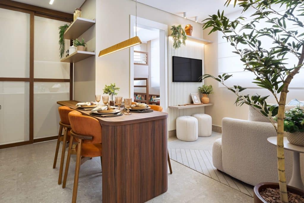 decorar e mobiliar um apartamento pequeno